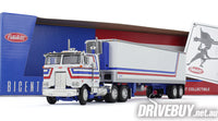 
              DCP by First Gear Bicentennial Patriot Peterbilt Model 352 COE 86" Sleeper & 40' Vintage Trailer With Reefer 1/64
            