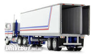 
              DCP by First Gear Bicentennial Patriot Peterbilt Model 352 COE 86" Sleeper & 40' Vintage Trailer With Reefer 1/64
            