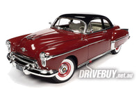 
              Auto World 1950 Oldsmobile Rocket 88 Holiday Coupe in Maroon 1/18
            