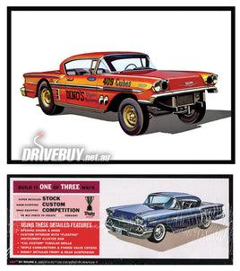 AMT Ala Impala 1958 Chevy Hardtop 3-in-1 Model Kit 1/25