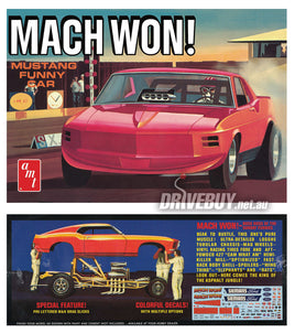 AMT Mach Won! 1970 Ford Mustang Funny Car Model Kit 1/25