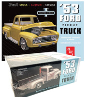 
              AMT 1953 Ford Pickup Truck 3-in-1 Model Kit 1/25
            