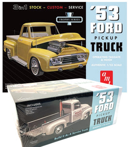 AMT 1953 Ford Pickup Truck 3-in-1 Model Kit 1/25