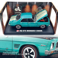 
              DDA HQ Holden Monaro GTS Sedan in Turquoise 1/24
            