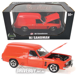 DDA HJ Holden Sandman Panel Van in Mandarin Red 1/24