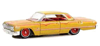 
              Greenlight California Lowriders 1963 Chevy Impala Coupe in Gold 1/64
            