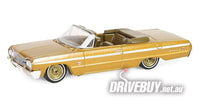 
              Greenlight California Lowriders 1964 Chevy Impala Convertible in Gold 1/64
            