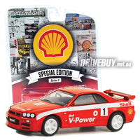 
              Greenlight Shell 2001 Nissan Skyline GT-R 1/64
            