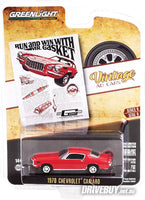 
              Greenlight Vintage Ad Cars Series 1970 Chevy Camaro 1/64
            