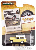 
              Greenlight Vintage Ad Cars Series 1970 Jeepster Commando 1/64
            