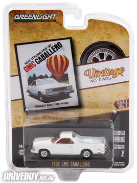 Greenlight Vintage Ad Cars Series 1982 GMC Caballero 1/64