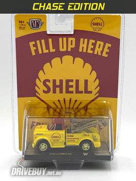 M2 Machines **CHASE** Shell 1970 Chevy C60 Tow Truck 1/64