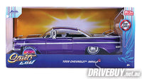 
              Jada Street Low 1959 Chevy Impala Purple Wire Wheels 1/24
            