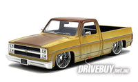 
              Jada Just Trucks 1985 Chevy C10 Pickup w/Patina and Daytona Wires 1/24
            