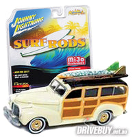 
              Johnny Lightning Surf Rods 1941 Chevy Woody Wagon 1/64
            