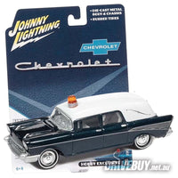 
              Johnny Lightning 1957 Chevy Hearse Ambulance 1/64
            