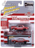 
              Johnny Lightning 1964 Ramchargers Dodge 330 in Red 1/64 w/ Metal Tin 1/64
            