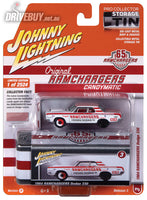 
              Johnny Lightning 1964 Ramchargers Dodge 330 in White 1/64 w/ Metal Tin 1/64
            