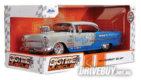 
              Jada Big Time Muscle Ghost Gas 1955 Chevy Bel Air 1/24
            