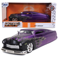 
              JADA Big Time Muscle 1951 Mercury in Purple w/ Black Flames 1/24
            