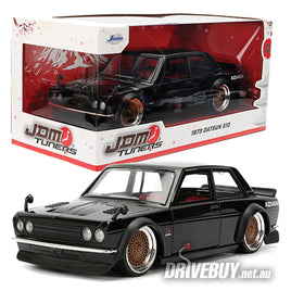 Jada JDM Tuners 1973 Datsun 510 Advan in Black 1/24