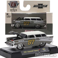 
              M2 Machines 1957 Chevy Nomad #57 in Grey 1/64
            