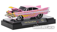 
              M2 Machines 1958 Plymouth Fury Pink w/ Flames 1/64
            