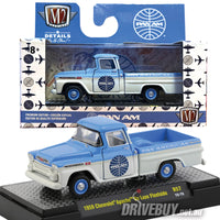 
              M2 Machines PanAm 1959 Chevy Apache Pickup 1/64
            