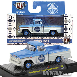 M2 Machines PanAm 1959 Chevy Apache Pickup 1/64