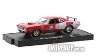 
              M2 Machines Lunati 1971 Plymouth Hemi Cuda in Red 1/64
            