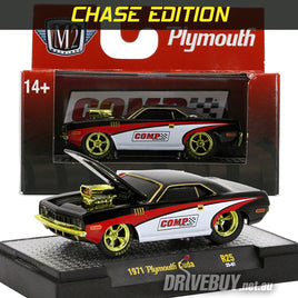M2 Machines **CHASE** Comp Cams 1971 Plymouth Cuda 1/64