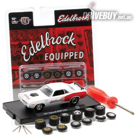 M2 Machines Autowheels Edelbrock 1971 Plymouth Cuda 1/64