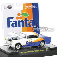 
              M2 Machines Coca-Cola Fanta 1955 Chevy Bel Air Hardtop Custom 1/64
            