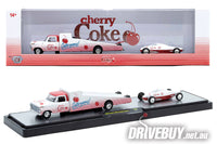 
              M2 Machines Coca-Cola 1969 Ford F250 Ramp Truck + Belly Tanker 1/64
            