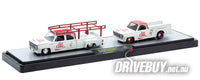 
              M2 Machines Coca-Cola 1973 Chevy Dually + 1975 GMC Service Bed Pickup 1/64
            