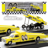 
              M2 Machines Mooneyes 1974 Dodge Ramp Truck & 1971 Dodge Challenger Funny Car 1/64
            