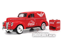 
              Motor City Classics Coca-Cola 1940 Ford Delivery Van w/ Cooler 1/24
            