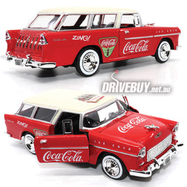 Motor City Classics Coca-Cola 1955 Chevy Nomad 1/24