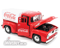 
              Motor City Classics Coca-Cola 1955/1956 Ford F100 w/ Canopy 1/24
            