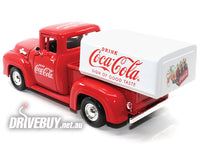 
              Motor City Classics Coca-Cola 1955/1956 Ford F100 w/ Canopy 1/24
            