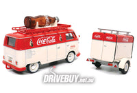 
              Motor City Classics Coca-Cola 1960 VW Volkswagen T1 Kombi + Trailer 1/43
            