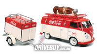 
              Motor City Classics Coca-Cola 1960 VW Volkswagen T1 Kombi + Trailer 1/43
            