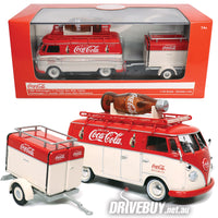 
              Motor City Classics Coca-Cola 1960 VW Volkswagen T1 Kombi + Trailer 1/43
            