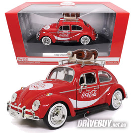 Motor City Classics Coca-Cola 1966 VW Volkswagen Beetle 1/24