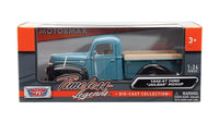 
              MotorMax 1942-1947 Ford Jailbar Pickup in Blue 1/24
            