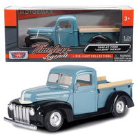 
              MotorMax 1942-1947 Ford Jailbar Pickup in Blue 1/24
            