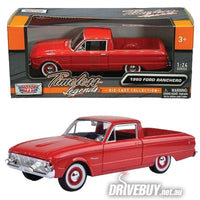 
              MotorMax 1960 Ford Ranchero in Red 1/24
            