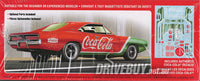 
              MPC Coca Cola 1969 Dodge Charger RT Snap-Together Model Kit 1/25
            