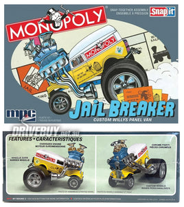 MPC Monopoly Jail Breaker Custom Willys Panel Van Model Kit 1/25