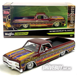 Maisto Design 1965 Chevy El Camino in Candy Red 1/25 (1/24)